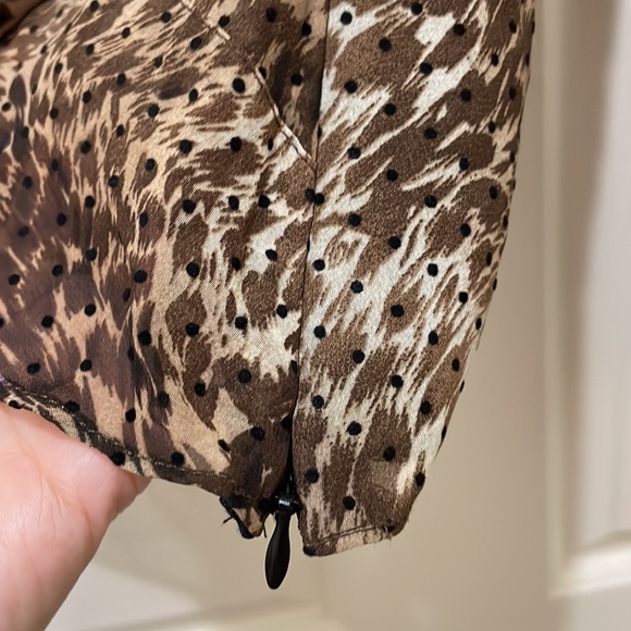 Emma James leopard print blouse (sz 10) - Picture 7 of 12